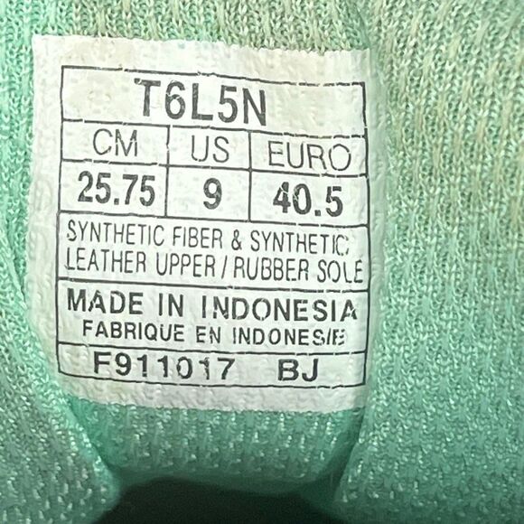 ASICS GEL-Kahana 8 T6L5N Women's Black/Ice Green/Hot Orange Trail Running Sz 9 - Picture 8 of 8